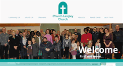 Desktop Screenshot of churchlangleychurch.org