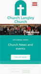 Mobile Screenshot of churchlangleychurch.org